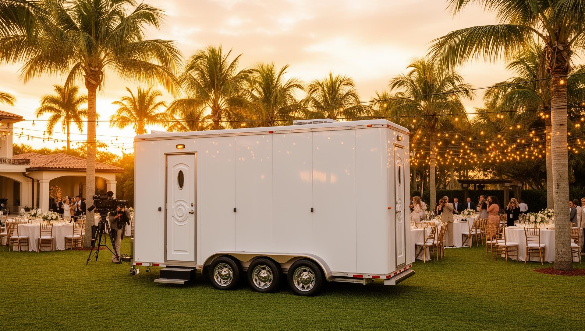 Modican Rentals trailer at event